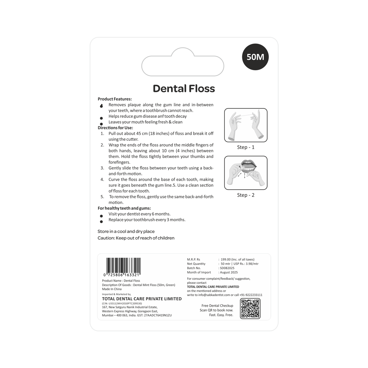 Sabka Dentist Dental Floss